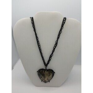 Black Heart Lace Fashion Becklace